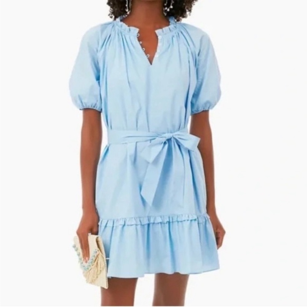 Beautiful blue hyacinth house dress